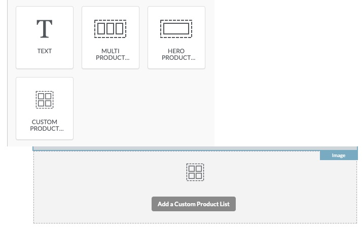 Custom Product List